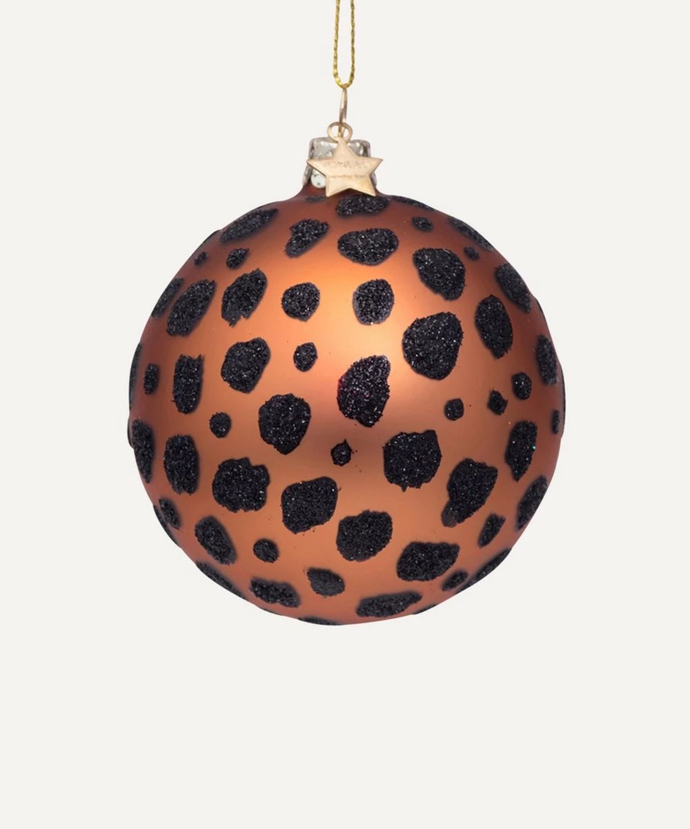 Leopard Spots Bauble Decoration | Liberty London (UK)
