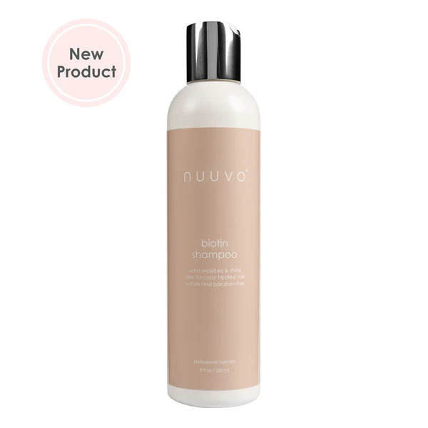 Nuuvo Biotin Shampoo - Strengthening Shampoo for Thicker, Fuller Hair | Nuuvo Haircare