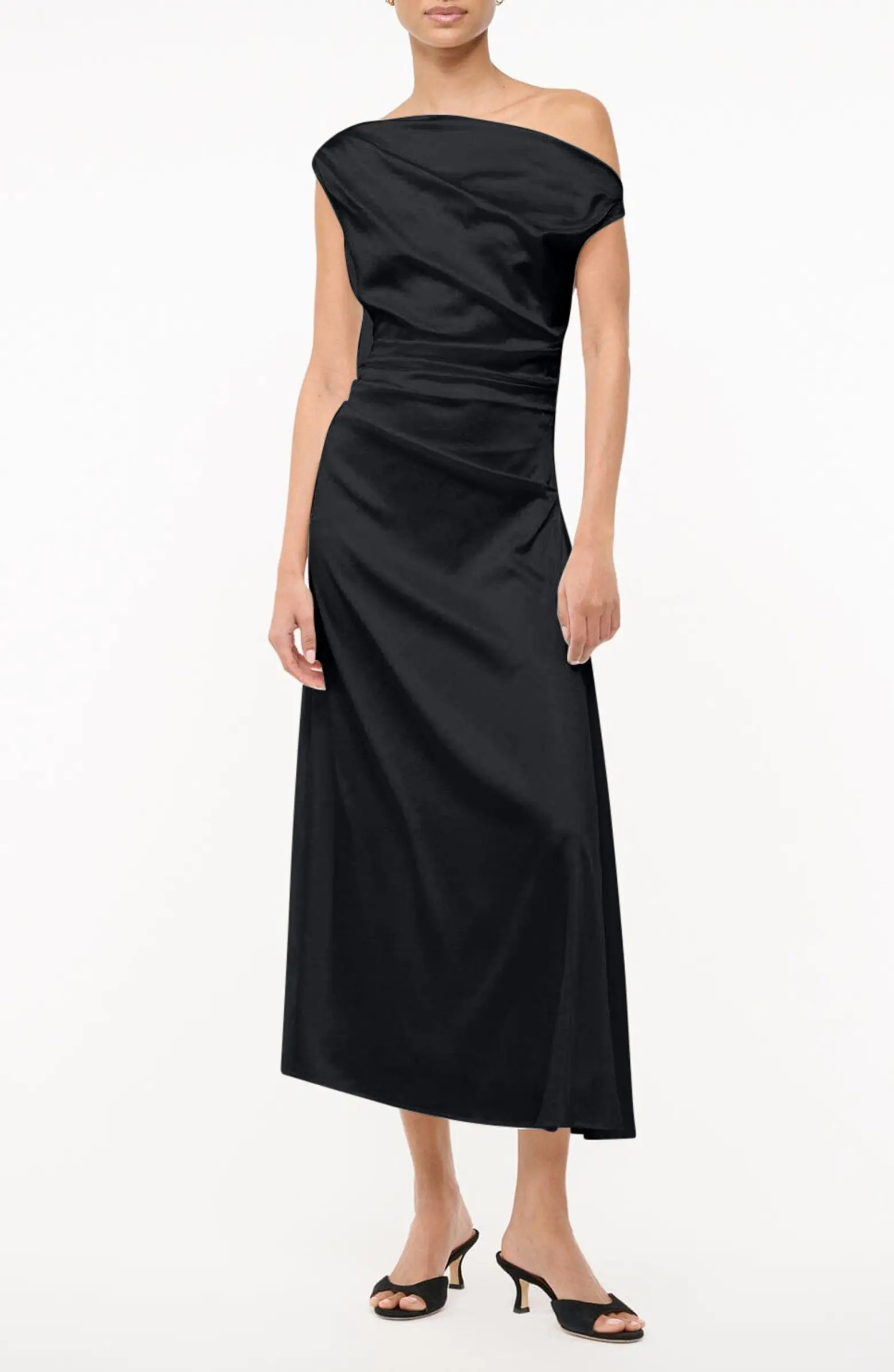 Phare Stretch Silk One-Shoulder Dress | Nordstrom