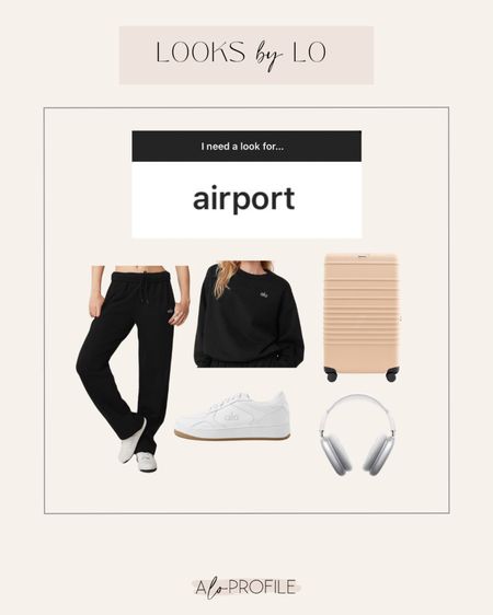 Looks by Lo - airport outfit 