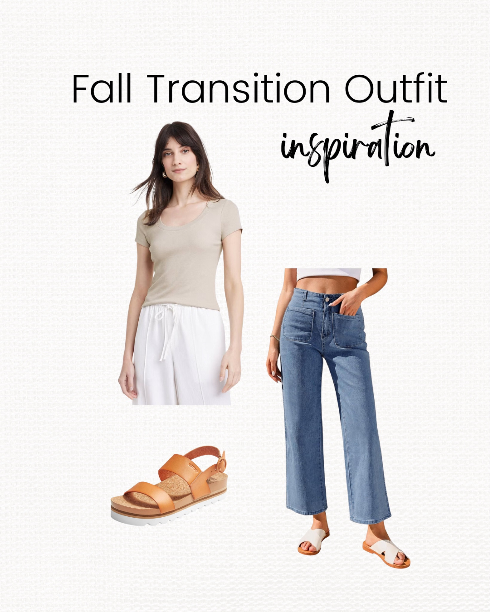 The perfect outfit to transition from your summer to fall wardrobe 


#LTKstyletip #LTKSeasonal #LTKfindsunder100