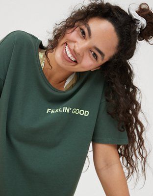 OFFLINE Unstoppable Feelin' Good Graphic T-Shirt | American Eagle Outfitters (US & CA)
