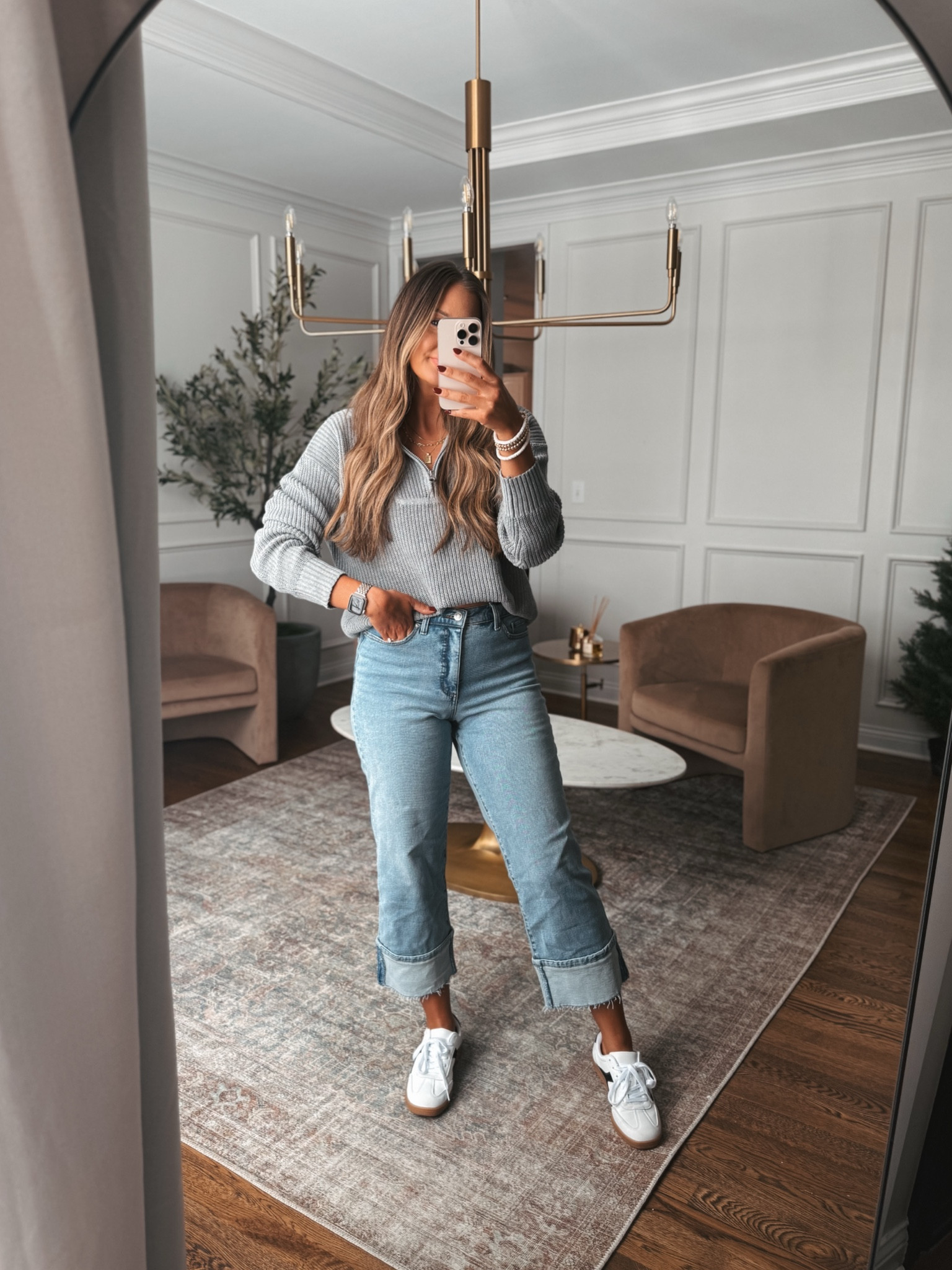 Walmart casual outfit idea with the cutest jeans! Fits true to size 



#LTKMidsize #LTKFindsUnder50 #LTKStyleTip