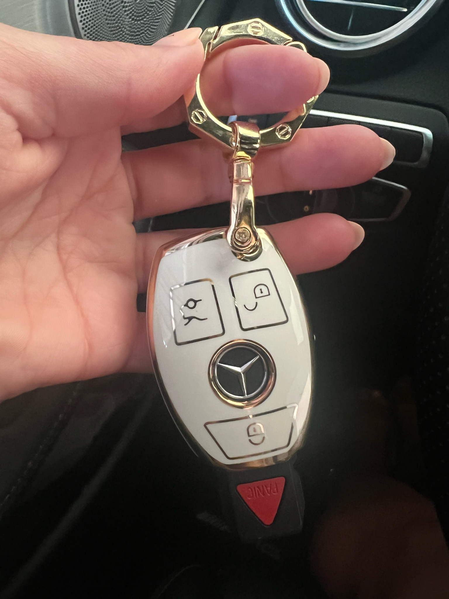 Jumped in the key fob cover trend I’ve been seeing. Love it!! 

#LTKtravel #LTKstyletip