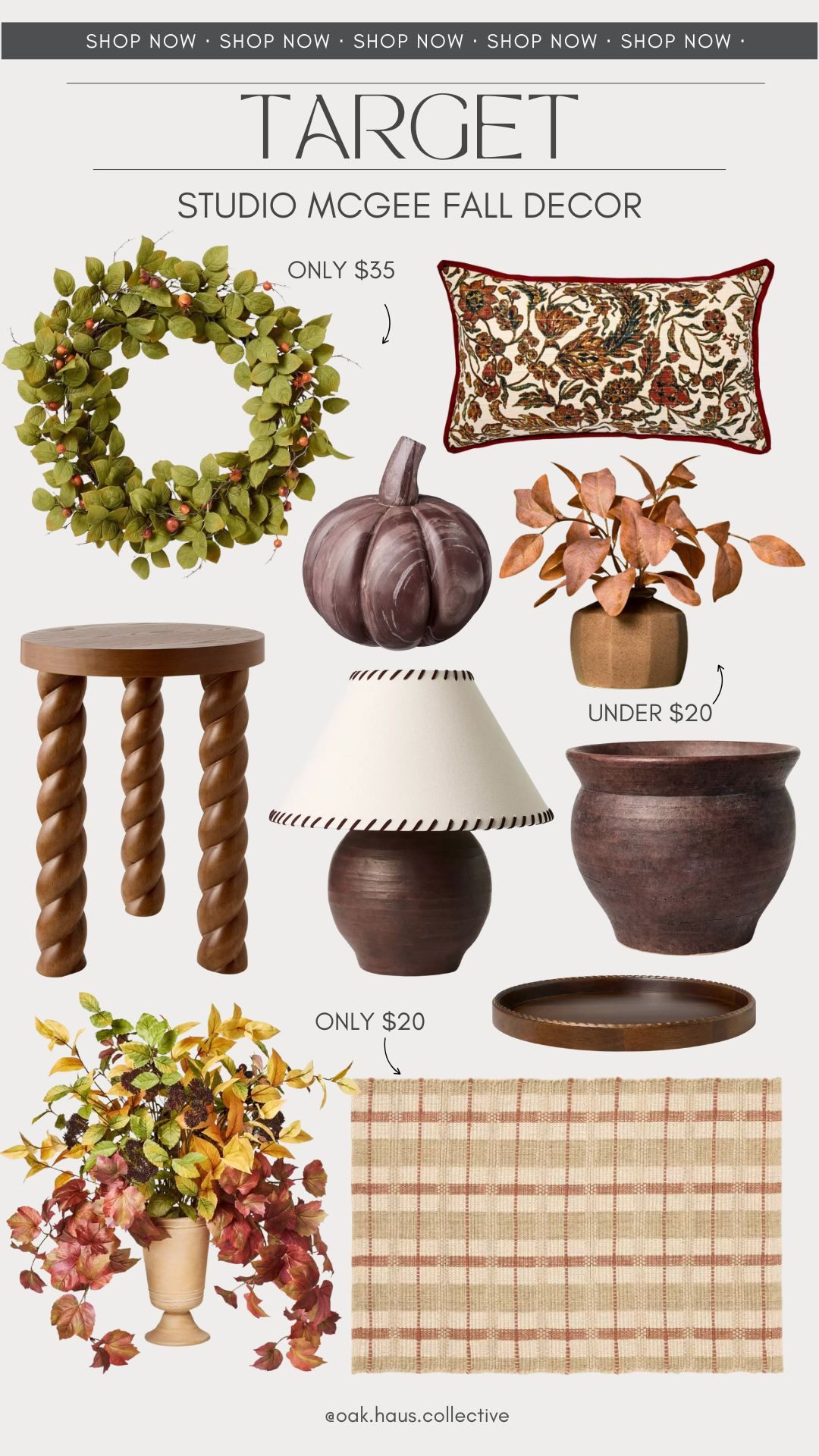 Target Studio Mcgee Fall Decor #target #studiomcgee #falldecor #fall #homedecor 

 #LTKSeasonal #LTKHome #LTKStyleTip