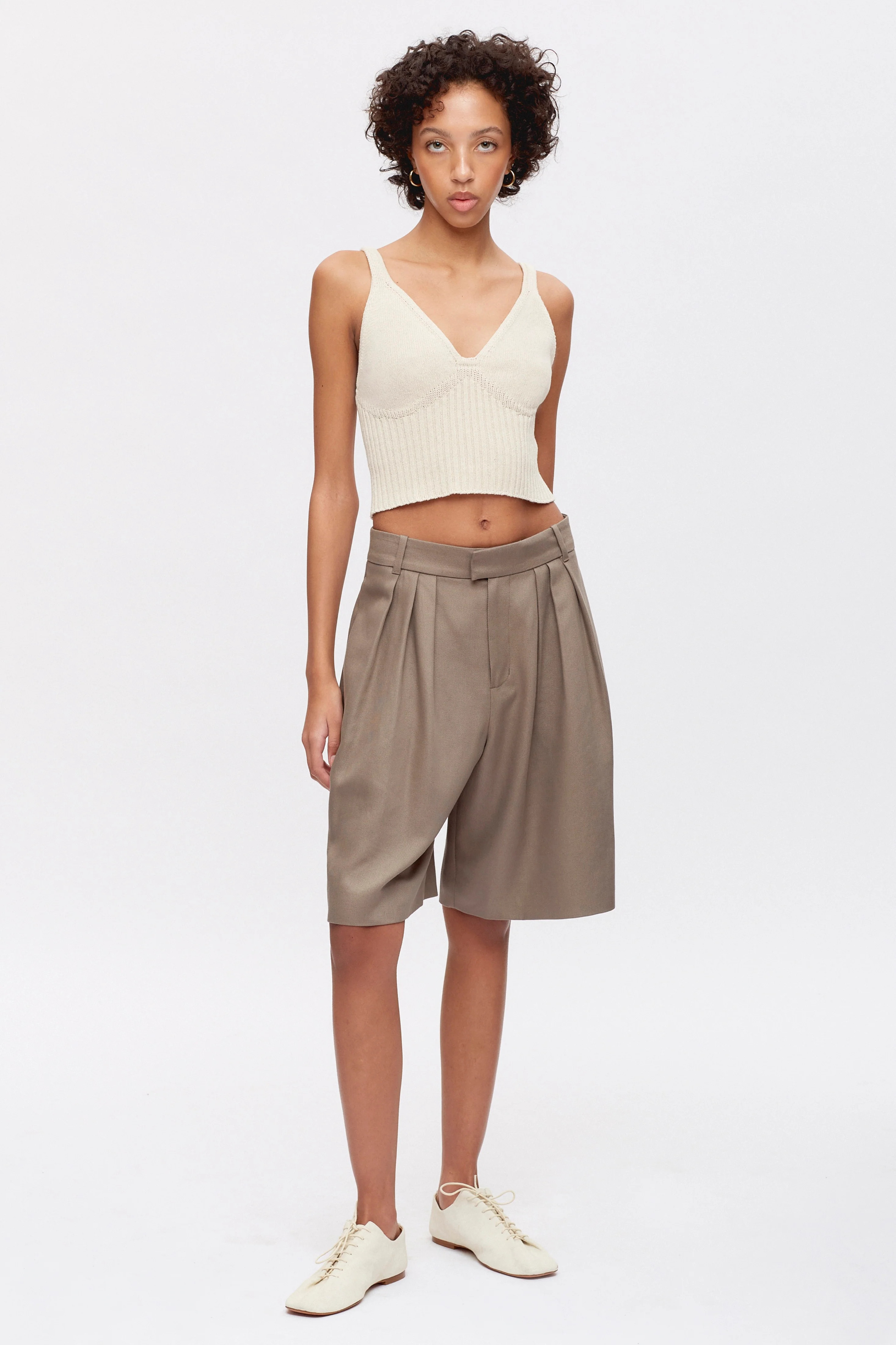 Women's Knit Crop Tank | Kotn | Kotn