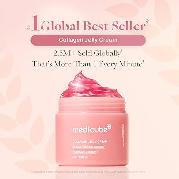 medicube Collagen Jelly Cream- Niacinamide & Freeze-Dried Hydrolyzed Collagen - Boosts skin's bar... | Amazon (US)