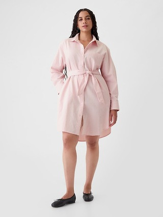 Organic Cotton Oxford Mini Shirtdress | Gap (US)