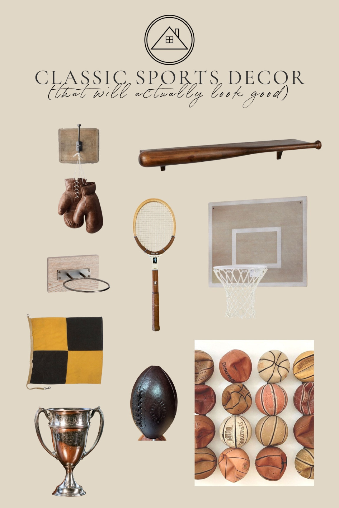 It can be a struggle to find sports decor that matches the interior aesthetic of your home. These are some classic vintage decor pieces that I have saved for my boys rooms or bonus rooms!

#LTKkids #LTKhome #LTKstyletip