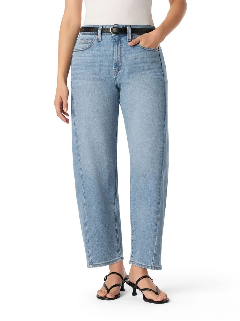 Levi Strauss Signature Women's and Women's Plus Vintage Barrel Jeans, Sizes 2-18 | Walmart (US)
