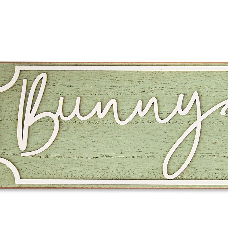 Easter Green & White Bunny Trail Tabletop Decor by Way To Celebrate | Walmart (US)