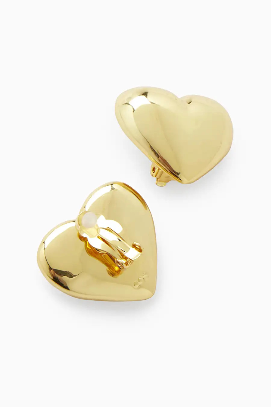 HEART CLIP-ON EARRINGS - GOLD - COS | COS UK