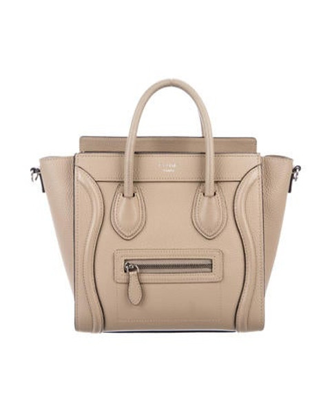 Celine Nano Luggage Silver | The RealReal