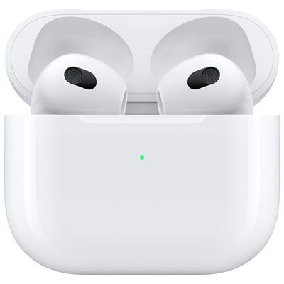 Apple AirPods (3rd generation) In-Ear Truly Wireless Headphones with MagSafe Charging Case - White | Best Buy Canada