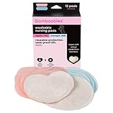 Bamboobies Women’s Overnight Nursing Pads, Reusable and Washable, Pink Regular and Blue Overnight, V | Amazon (US)