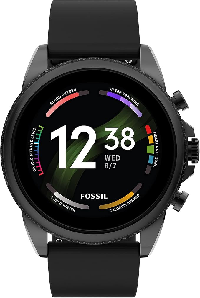 Fossil Gen 6 44mm Touchscreen Smart Watch for Men with Alexa Built-In, Fitness Tracker, Activity ... | Amazon (US)