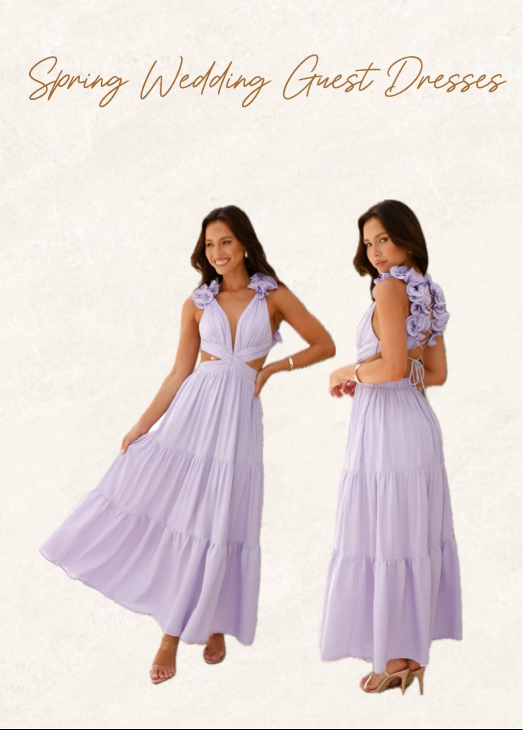 Moonlight Dance Maxi Dress Lilac curated on LTK