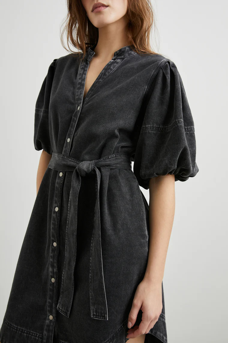KINGSLEY DRESS - FADED BLACK | Rails