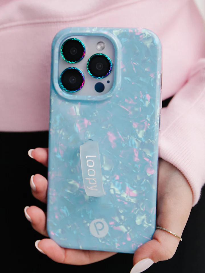 Loopy Cases - Blue Opal Shell | Loopy Cases