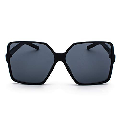 Dollger Oversized Square Sunglasses for Women Big Large Wide Fashion Shades for Men 100% UV Protection Unisex Black | Amazon (US)