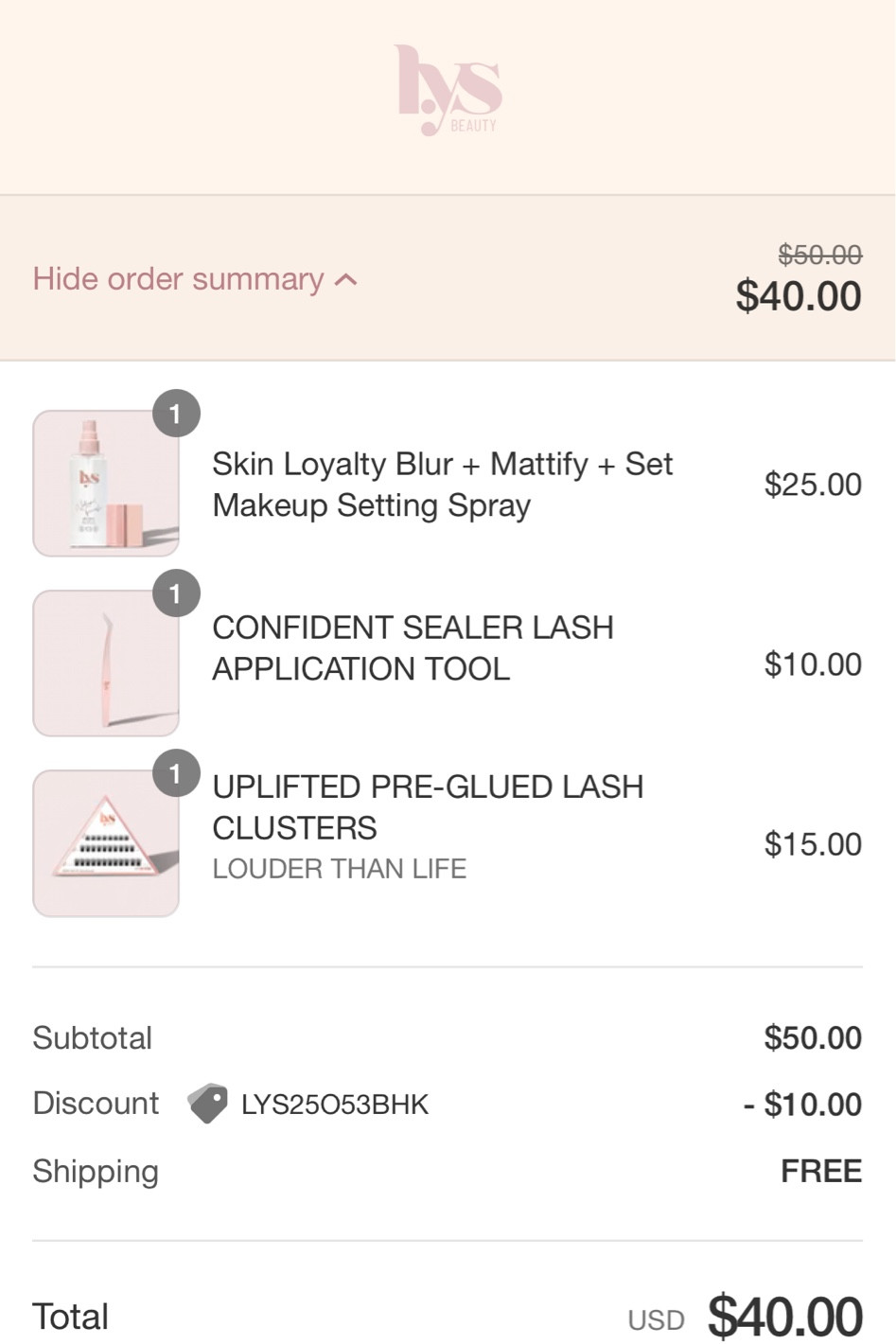Placed my first ever LYS beauty purchase. So excited to see what the hype is about. Yes, those are lashes. If you’ve been around for a while, you know that lashes are my biggest struggle when it comes to makeup application. Let’s see how this goes. Some of their products, like the setting spray, can be found at Sephora. The lashes are currently on their website only.

#LTKBeauty #LTKSaleAlert #LTKFindsUnder50