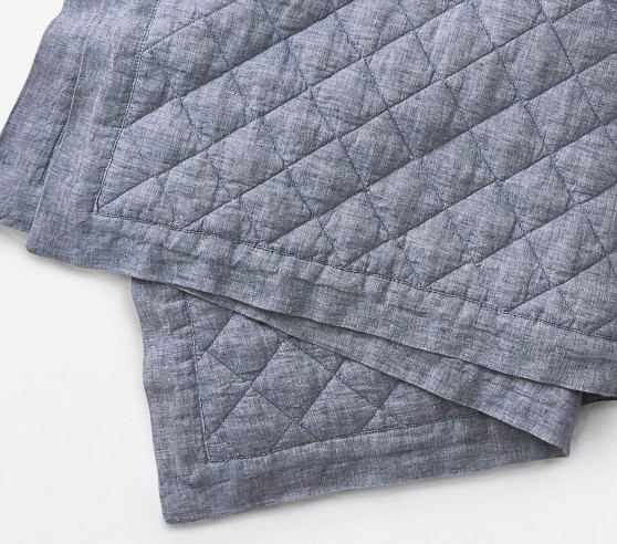 Belgian Flax Linen Baby Bedding | Pottery Barn Kids