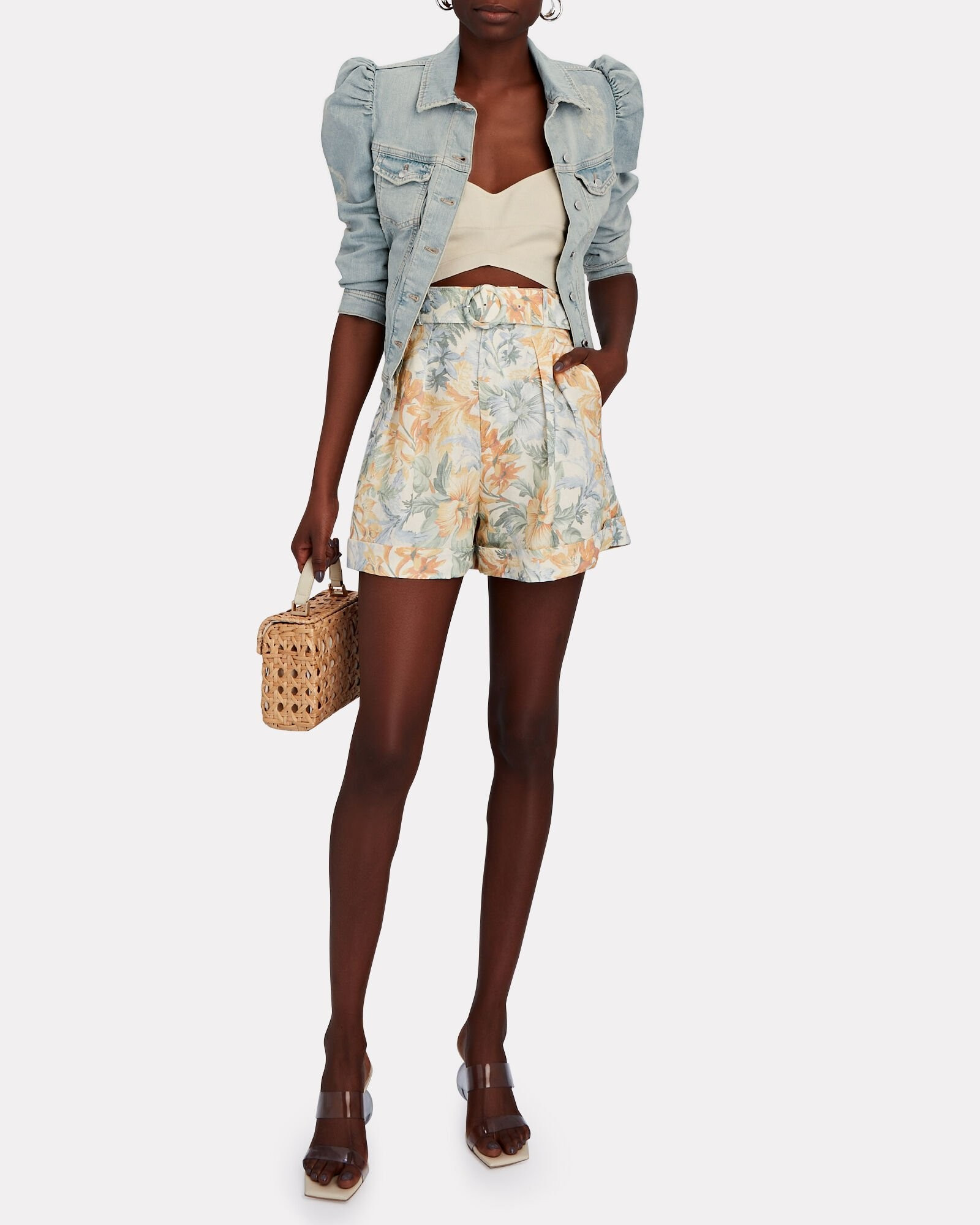 Ada Puff Sleeve Denim Jacket | INTERMIX