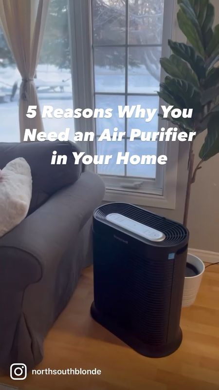 Cold and flu season is here! Here are 5 Reasons Why You Need a Honeywell True HEPA Air Purifier in Your Home 💨

1. Indoor air can be more polluted than outdoor air with allergens trapped inside. Using an air purifier can help ensure the air inside our homes is fresher and cleaner!

2. It helps reduce airborne allergens like dust mite debris in the bedroom and pet dander. This can help reduce a variety of symptoms you may be having.

3. Helps reduce odours (mom win for any lingering dirty diapers sitting in the trash) keeping air smelling fresher.

4. Set the timer and forget it! This is my favourite feature because I’m just so busy and would forget to shut it off when not needed.

5. Cleaner air, feel better, live better, sleep better. Need I say more?!

To learn more or find your own, visit @amazonca!

Follow @northsouthblonde for more health and wellness tips!

@shophoneywell #honeywell #honeywellairpurifier #cleanair #allergies #allergens #airpurifier #bettersleep #healthandwellness #momlife #canadianmoms #wellnessmom #healthymom

#LTKhome #LTKFind #LTKfamily