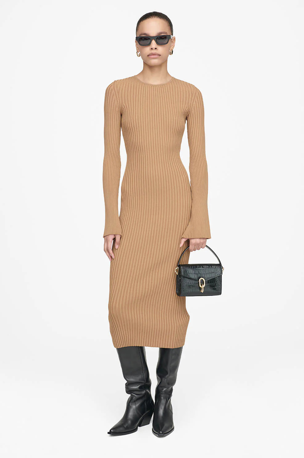 Sia Dress - Camel | Anine Bing
