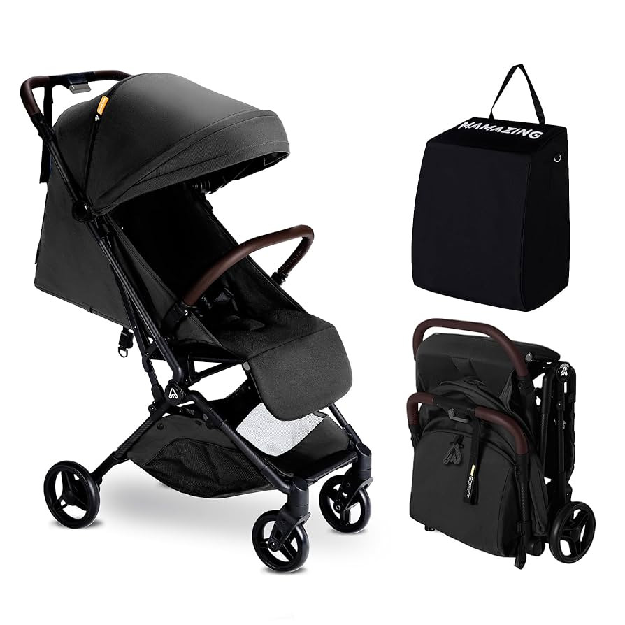 Lightweight Baby Travel Stroller with Carbon Fiber Frame, Compact & Airplane-Friendly, One-Handed... | Amazon (US)