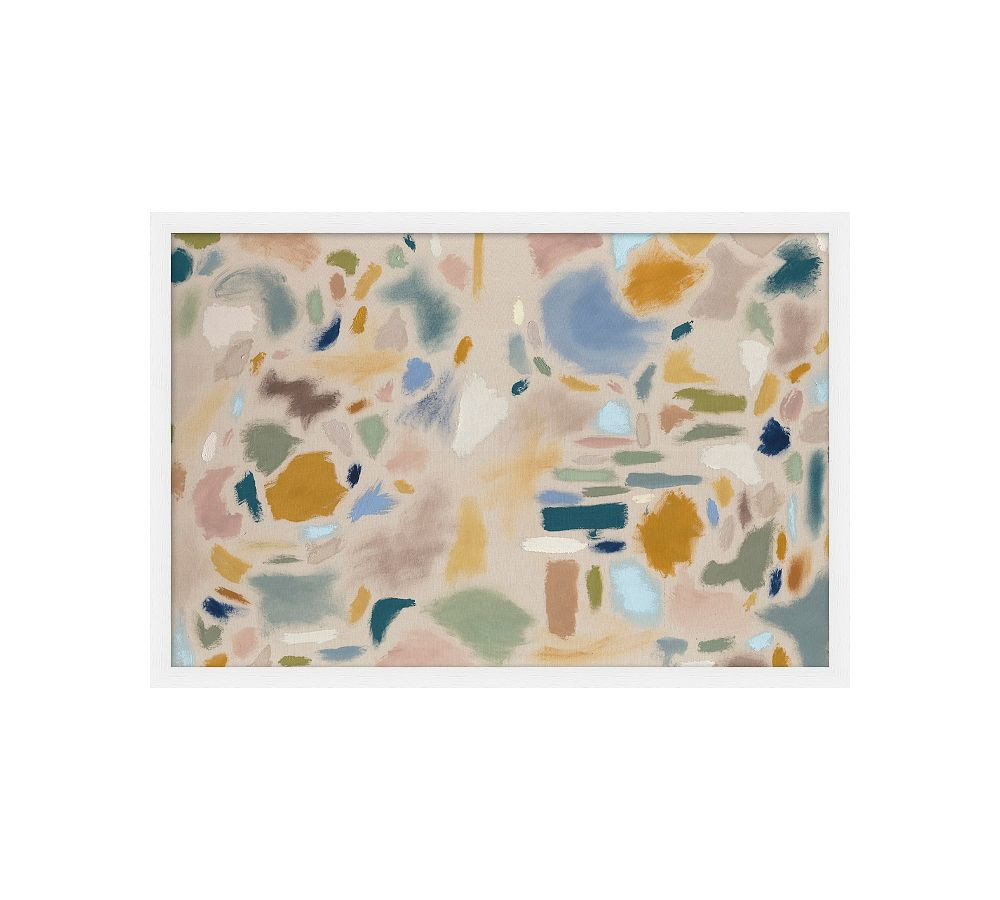 Pastel Color Abstract Framed Print | Pottery Barn (US)
