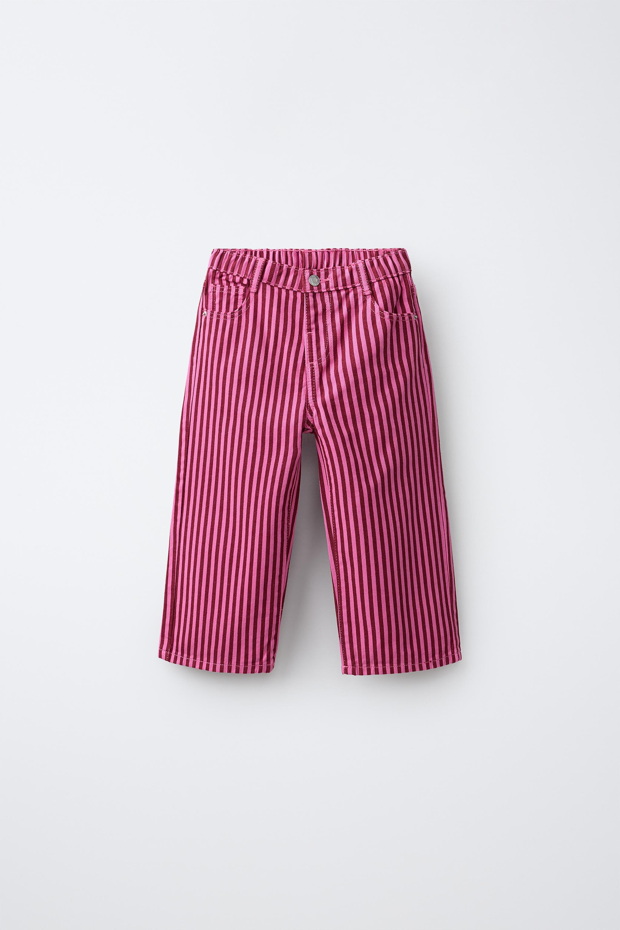 STRIPED CULOTTE JEANS | Zara US