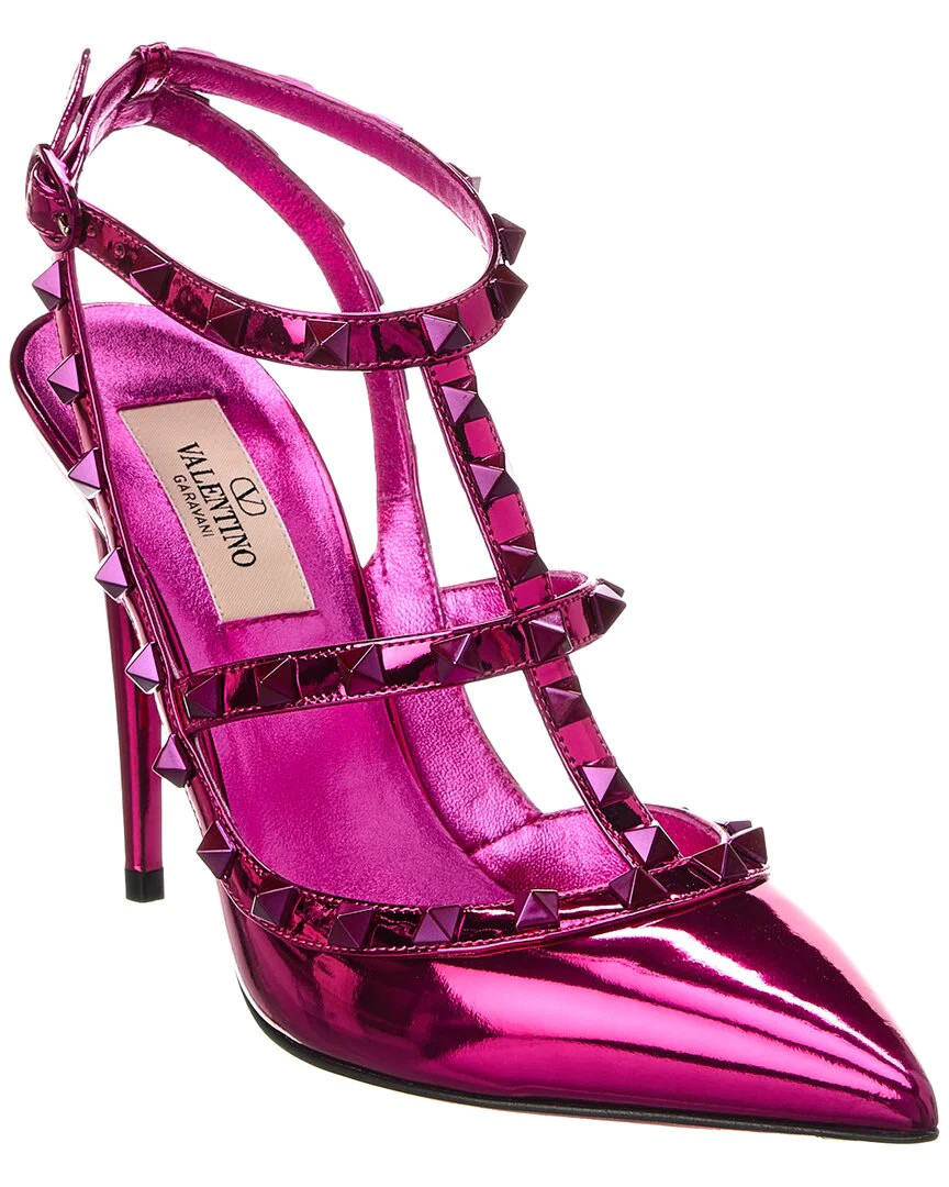 Valentino Rockstud Caged 100 Leather Pump | Shop Simon