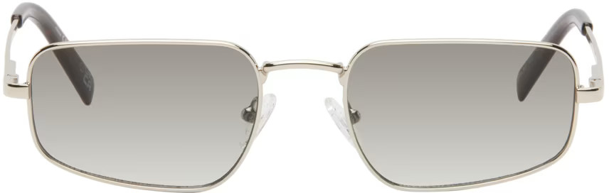 Le Specs - Gold Metagalactic Sunglasses | SSENSE