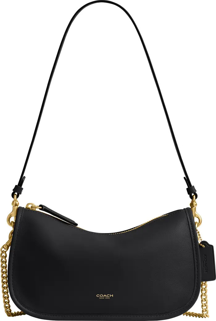 COACH Waverly Natural Grain Leather Shoulder Bag | Nordstrom | Nordstrom