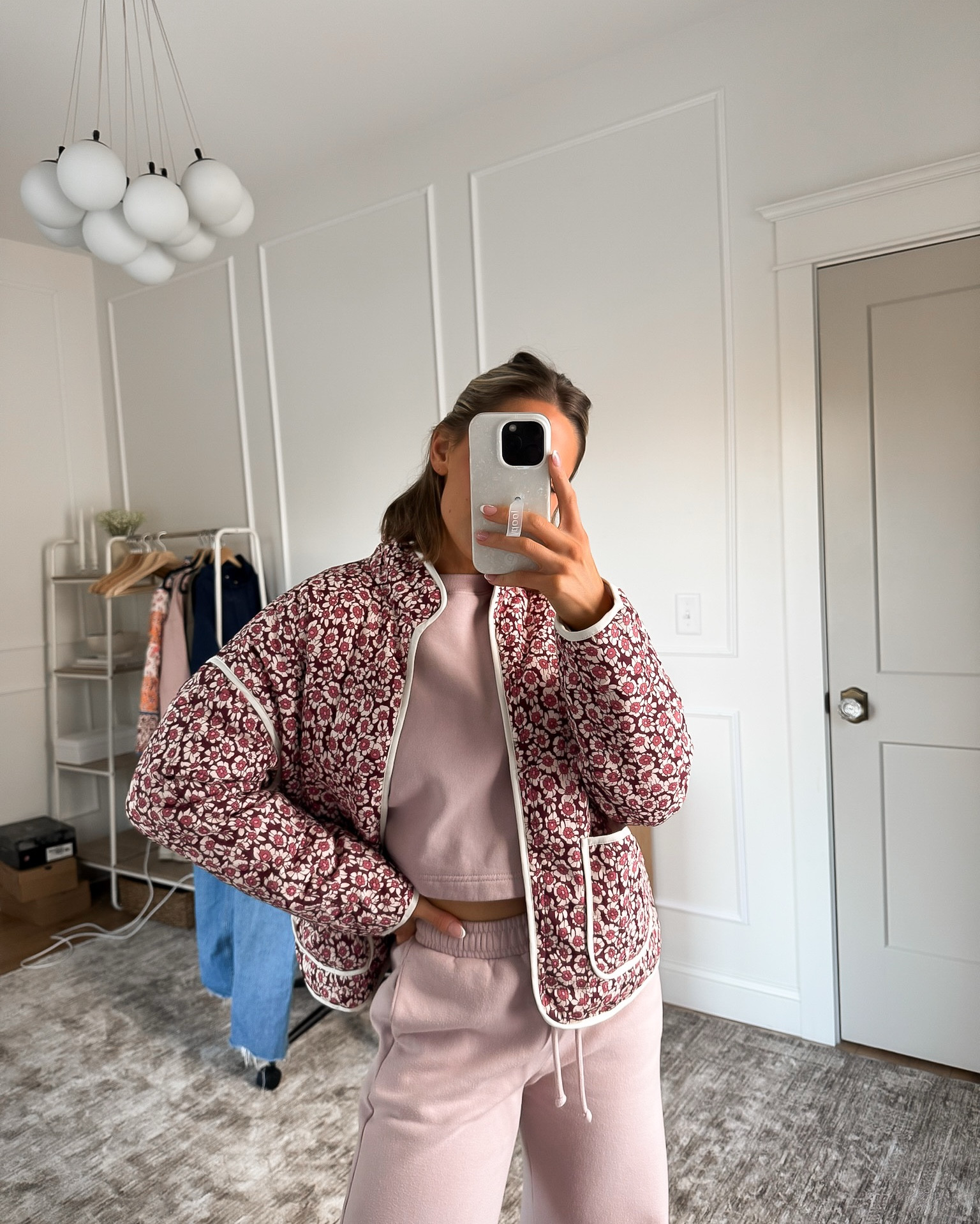 Recent Pink Amazon finds!! 

🩷 love the print on this quilted jacket! Sweatsuit I own in 3 colors (size small). Vest is cozy & I also have it in cream. And I love the pop of orange in the last jacket! 

#LTKSeasonal #LTKStyleTip #LTKGiftGuide