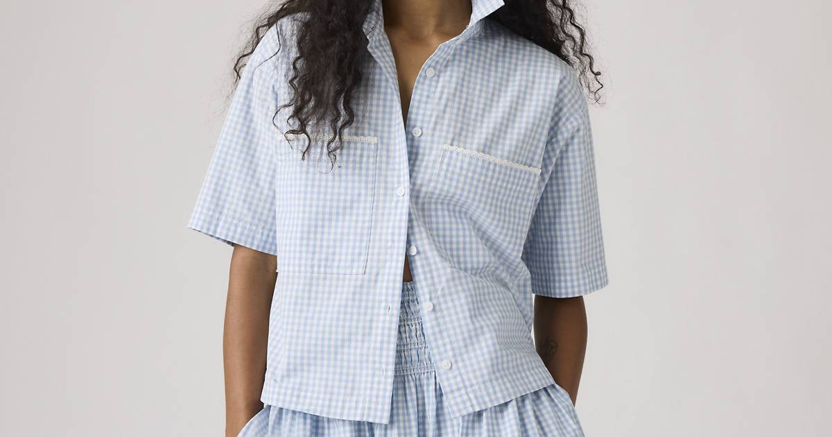 Harlie Novelty Short-sleeve Cropped Shirt | Levi's US