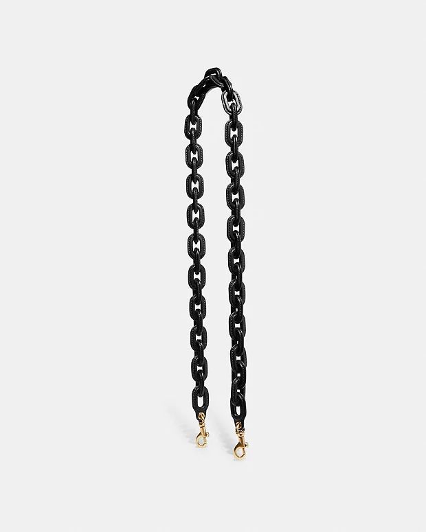Leather Covered Chain Strap | Coach (US)