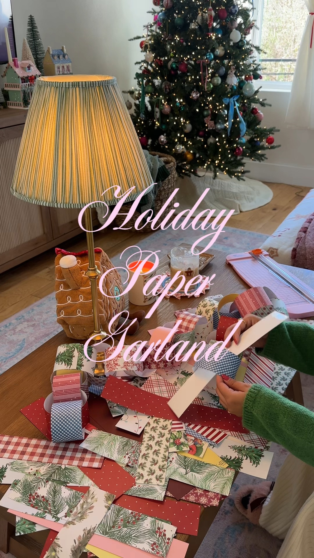 making whimsy holiday decor instantly made our home more cozy!🌟🎄 it’s a super easy craft to make your home a bit more nostalgic for the holiday season 🩷

most of the paper is from Michael’s and Hobby Lobby, here’s similar ones on Amazon! 

#LTKHoliday #LTKSeasonal #LTKHome
