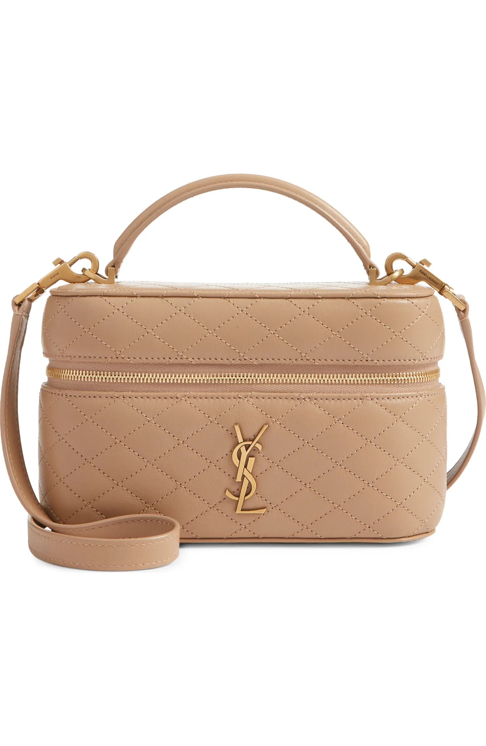 Mini Gaby Quilted Leather Vanity Case | Nordstrom