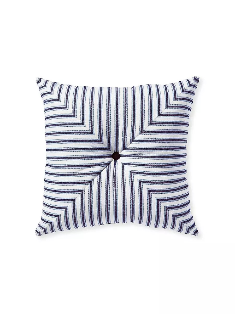 Perennials Dock Stripe Pillow | Serena and Lily