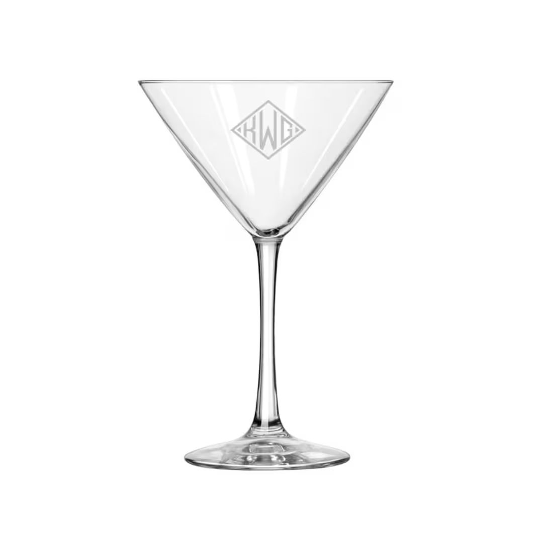 Personalized Engraved Martini Glass - Custom Monogram Barware for Mother's Day, Cocktail Party, W... | Etsy (US)