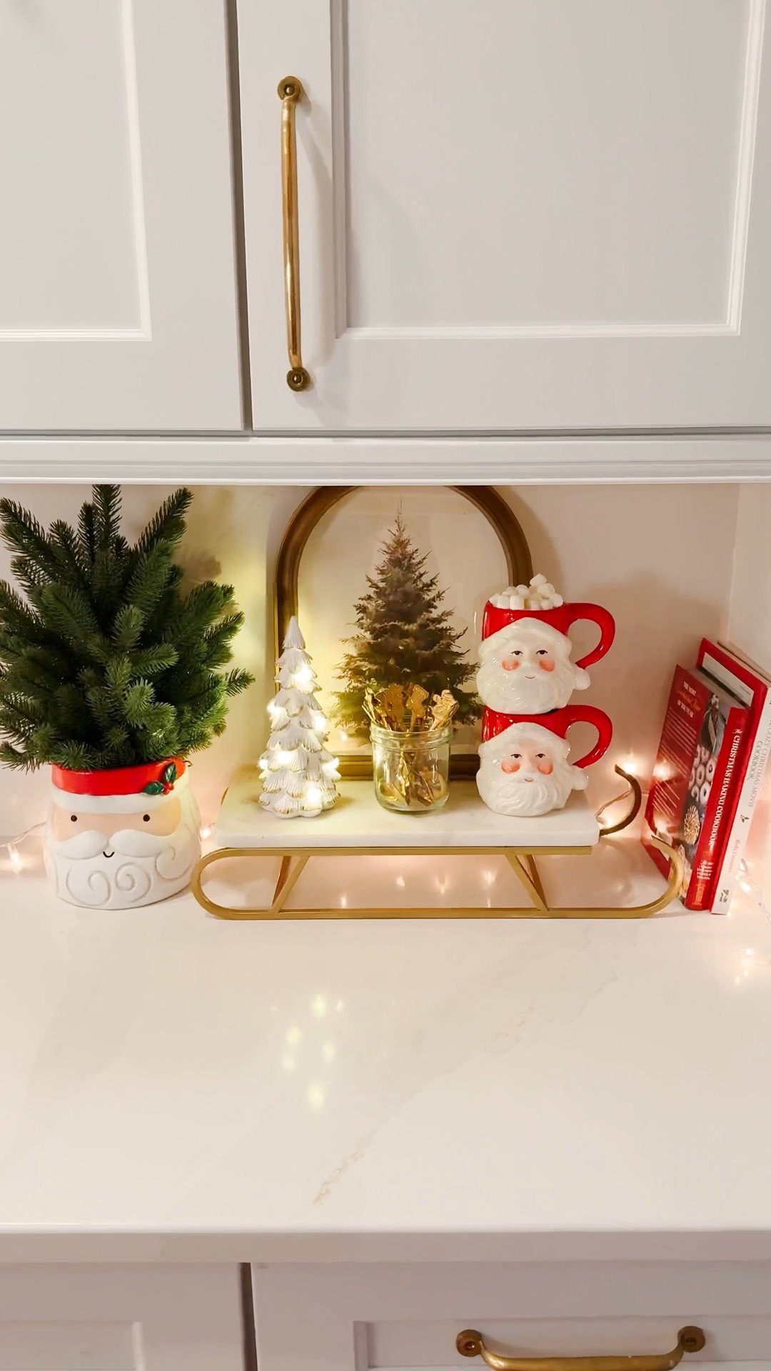 Christmas kitchen corner. Sleigh 

#LTKCyberWeek #LTKSeasonal #LTKHoliday