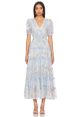 Farrah Dress in Amalfi Sky | Revolve Clothing (Global)