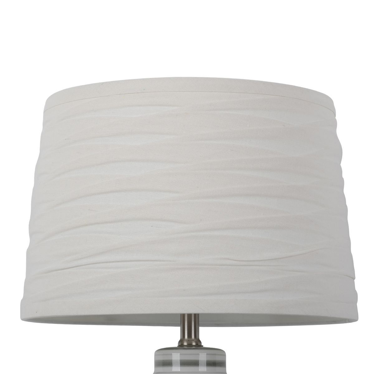 Linen Overlay Modified Drum Large Lamp Shade Ivory - Threshold™ | Target