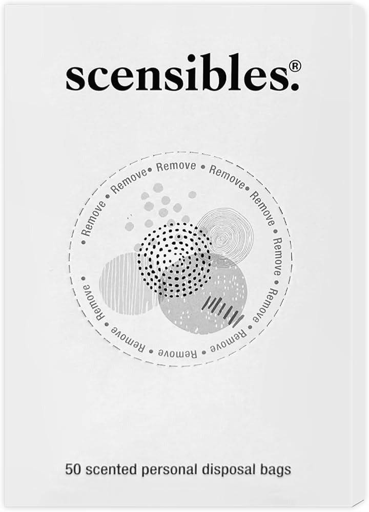Scensibles Disposal Bags for Menstrual Care Products - 50 ct Refill Box - for Disposal of Tampons... | Amazon (US)