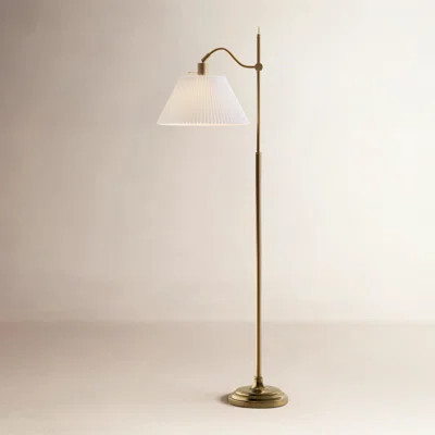 Swanmore 64.75'' Brass Task/Reading Floor Lamp | Wayfair North America