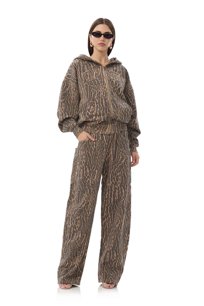 Ryan Barrel Pant - Leopard | ShopAFRM