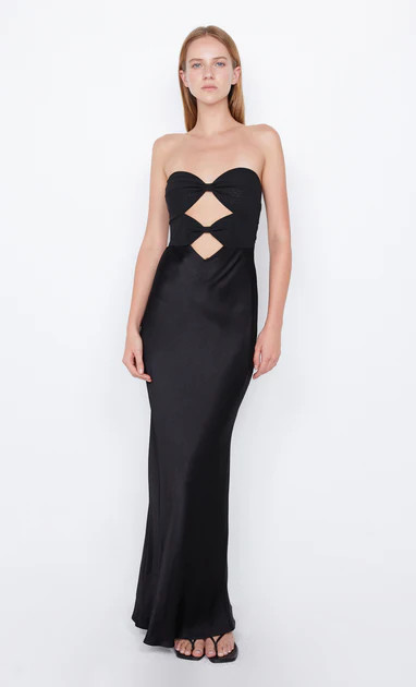 HALLE STRAPLESS DRESS - BLACK | Bec & Bridge (Global)