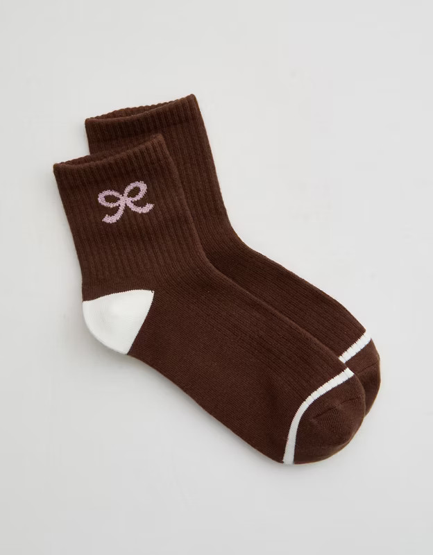 Aerie Ribbed Cotton Bobby Socks | Aerie